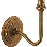 Nicolette Wall Fitting - Antique Brass alternate view