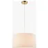 Noel Pendant Light - Brushed Brass, Cream Cotton by Perch & Parrow, image 3