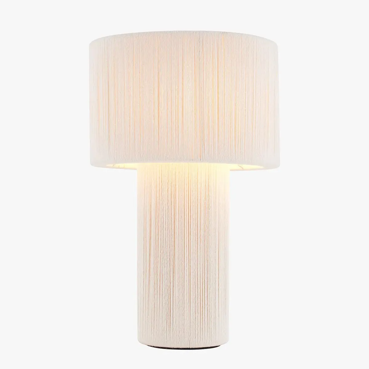 Noel Table Lamp - Cream, Cotton by Perch & Parrow