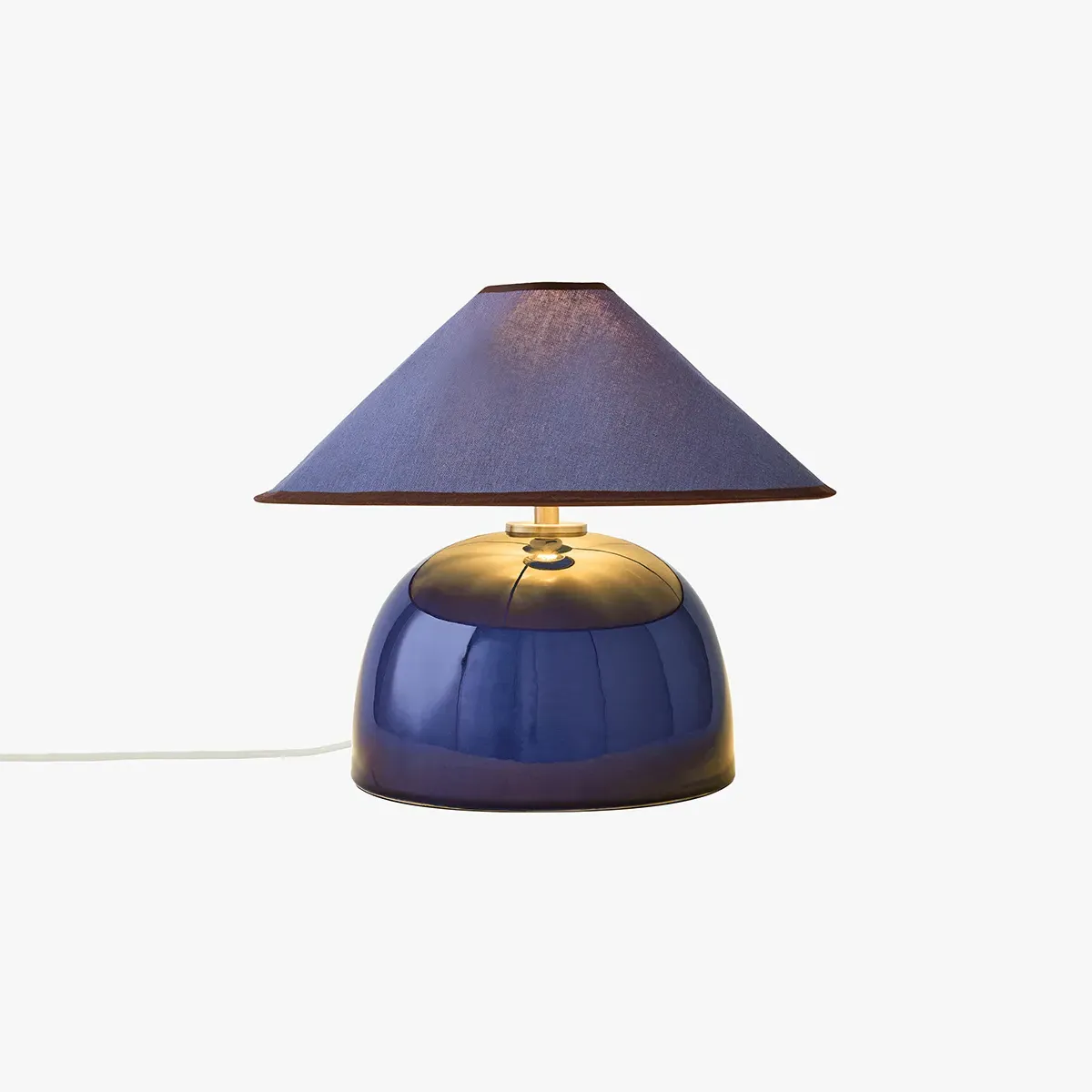 Nora Table Lamp - Navy by Perch & Parrow