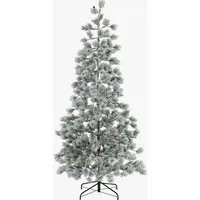 Nordic Woodland Flocked Pine Christmas Tree, 7 Foot by Perch & Parrow, image 2