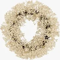 Nordic Woodland Gypsophila Wreath by Perch & Parrow, alternate view