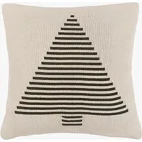 Nordic Woodland Knitted Tree Cushion by Perch & Parrow, alternate view