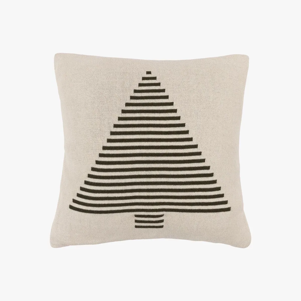 Nordic Woodland Knitted Tree Cushion by Perch & Parrow