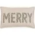 Nordic Woodland Merry Embroidered Cushion by Perch & Parrow, image 3