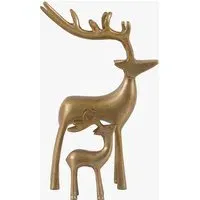 Nordic Woodland Metal Stags Set of 2 - Gold by Perch & Parrow, alternate view