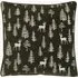Nordic Woodland Stag Cushion - Chenille by Perch & Parrow, image 3