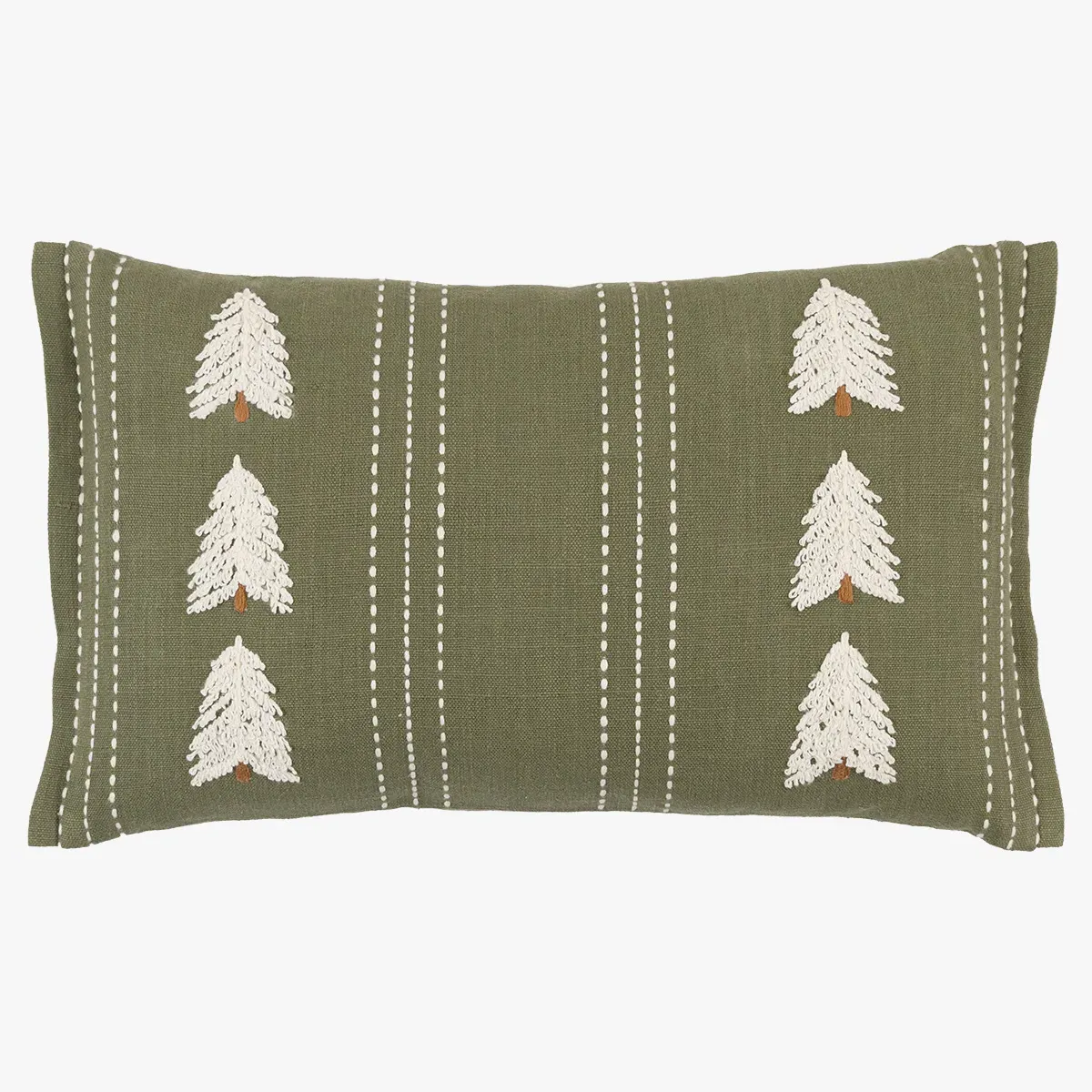 Nordic Woodland Tree Motif Cushion by Perch & Parrow