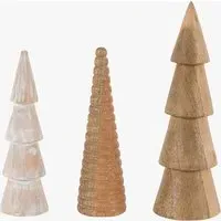 Nordic Woodland Tree Ornaments, Set of 3 by Perch & Parrow, image 2