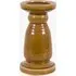 Novara Small Candlestick - Caramel, Crackle Glaze by Perch & Parrow, image 3