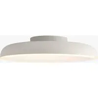 Nura Flush Bathroom Ceiling Light - Matt Ivory by Perch & Parrow, alternate view