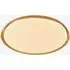 Nura Flush Bathroom Ceiling Light - Wood Effect by Perch & Parrow, image 3