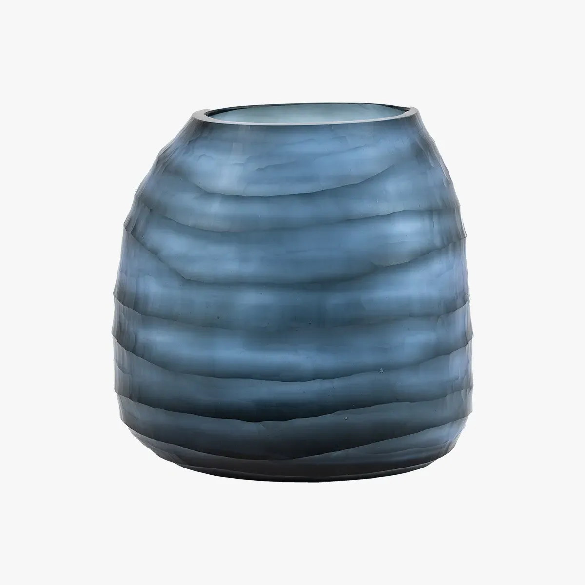 Nuria Medium Glass Vase - Ink product