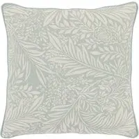 Oakleigh Leaf Woven Cushion - Duck Egg alternate view