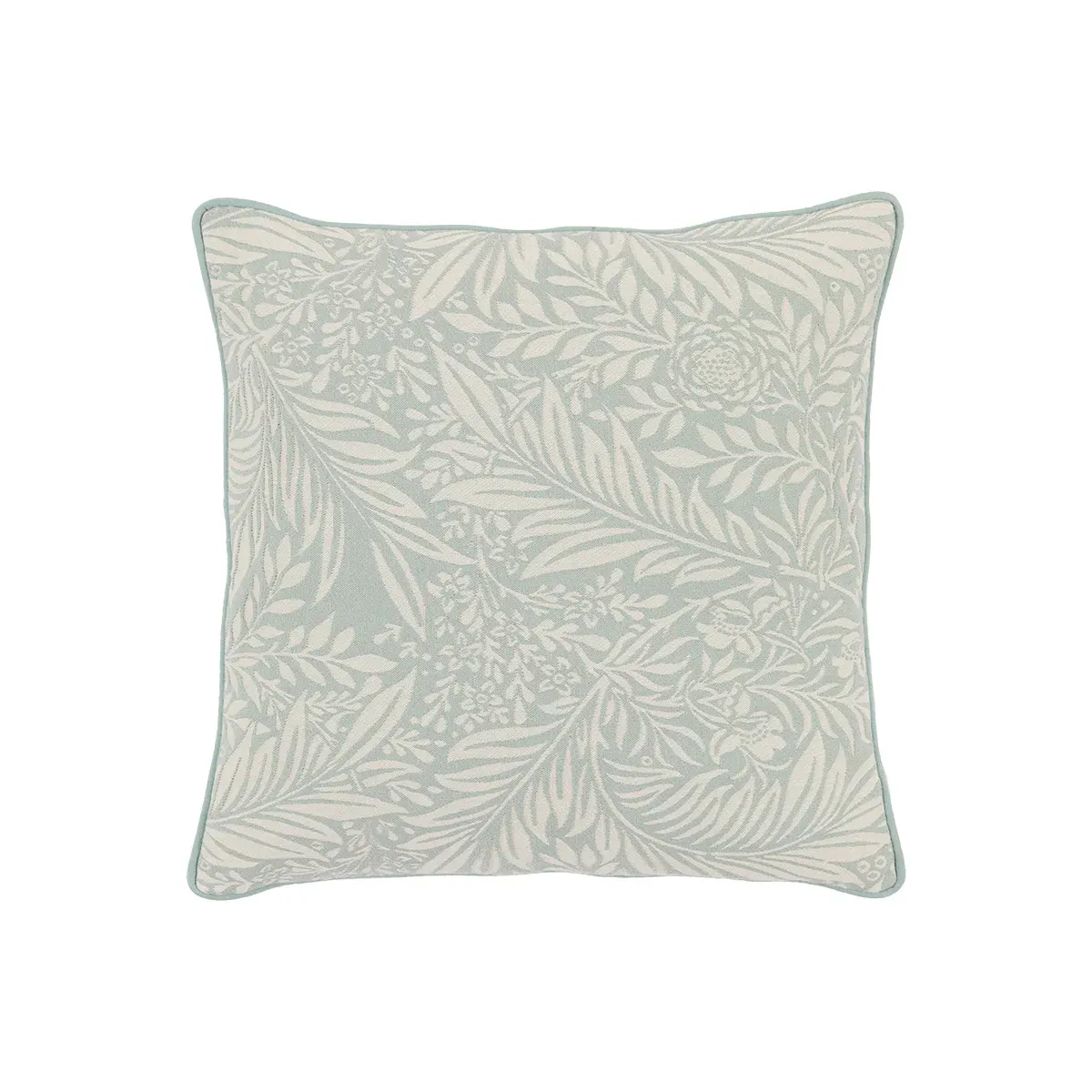 Oakleigh Leaf Woven Cushion - Duck Egg product
