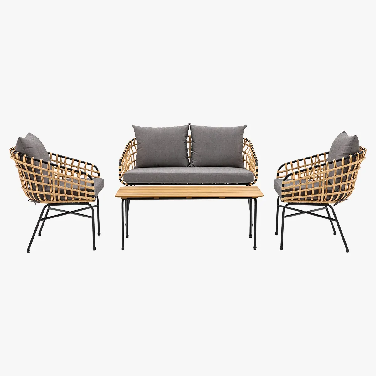 Oasis Outdoor Lounge Set - Natural, Woven product