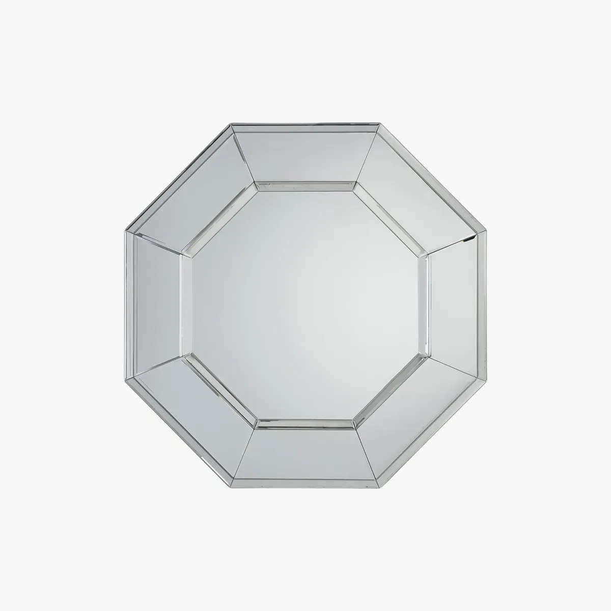 Octagon Wall Mirror - Silver product