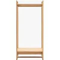 Open Wardrobe - Natural, Oak Wood alternate view