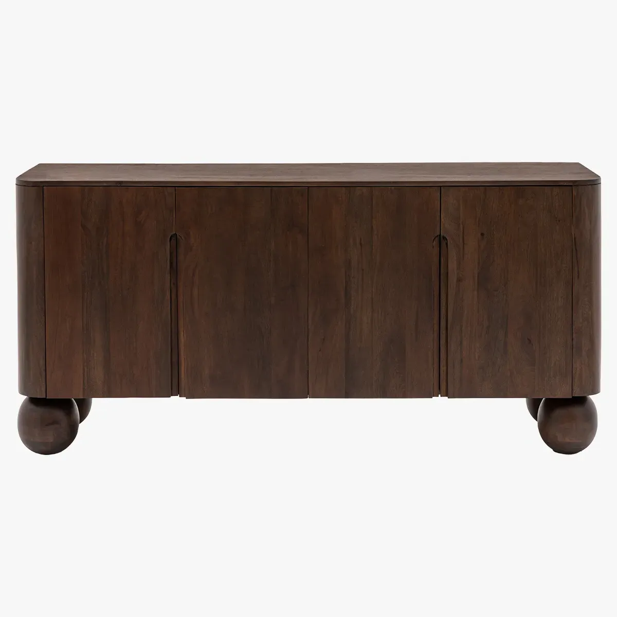 Orb Sideboard with Storage - Dark Mango Wood product
