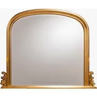 Ornate Over Mantel Mirror - Gold Leaf Finish alternate view