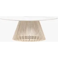 Oval Dining Table - White, Marble alternate view