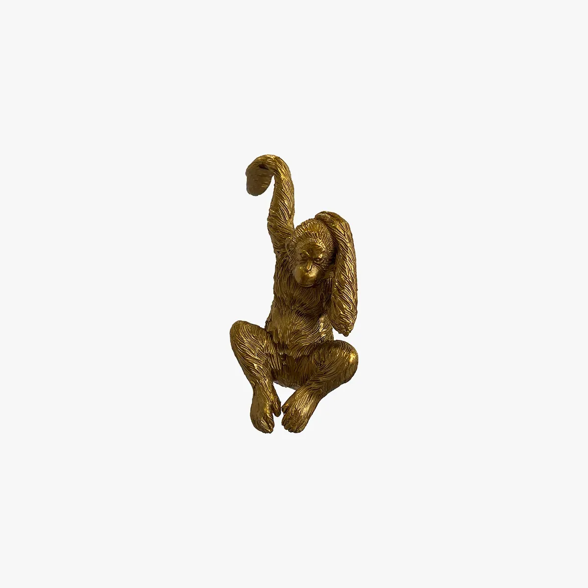 Owen Orangutan Gold Pot Hanger Set of Two - White product