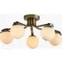 Palla 5 Light Flush Fitting Ceiling Light - Brass by Perch & Parrow, image 3