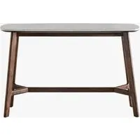 Palma Console Table - Brown, Acacia & Marble alternate view