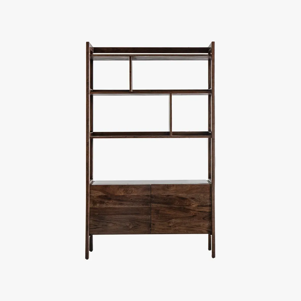 Palma Shelving Unit - Brown, Acacia & Marble product