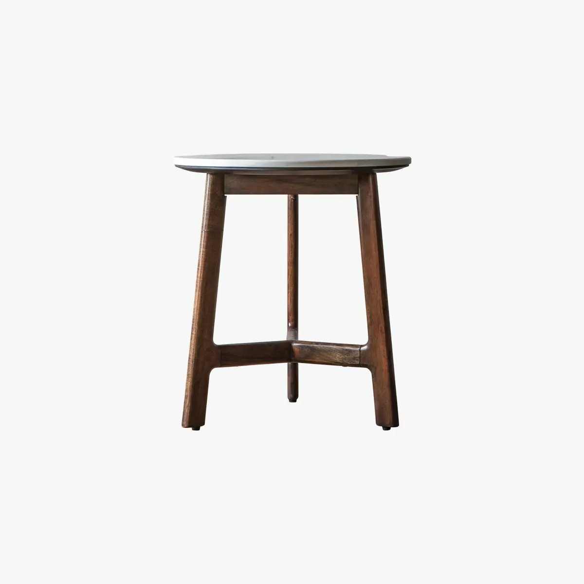 Palma Side Table - Brown, Acacia & Marble product