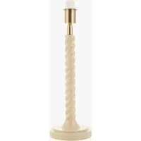 Pear Table Lamp - Antique Brass, Almond White by Perch & Parrow, alternate view