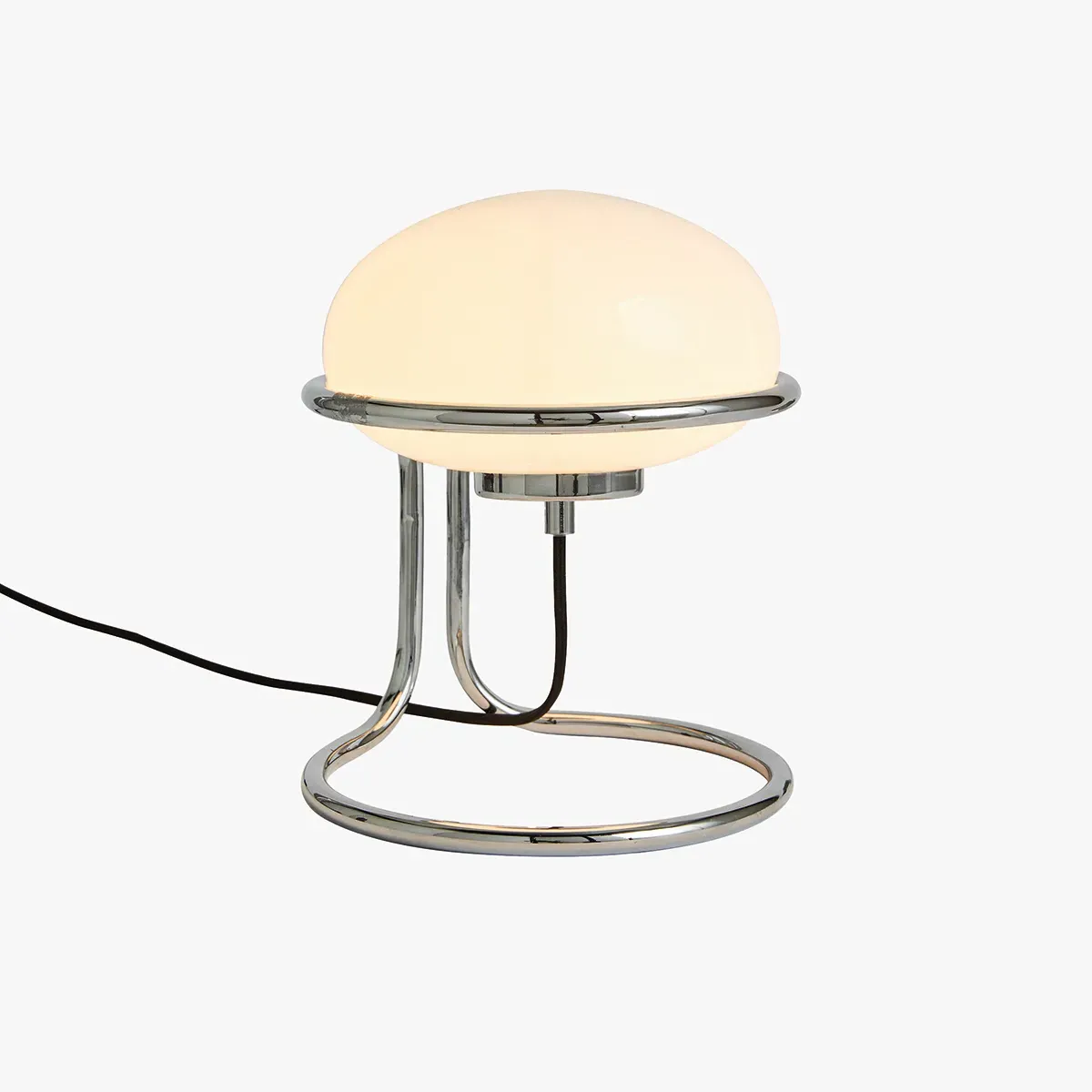 Piper Chrome Table Lamp - Opal Glass by Perch & Parrow