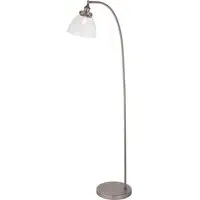 Ralph Clear Glass Floor Lamp - Silver alternate view