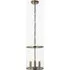 Ravello 3-Light Pendant Light - Antique Brass, Clear Glass by Perch & Parrow, image 3