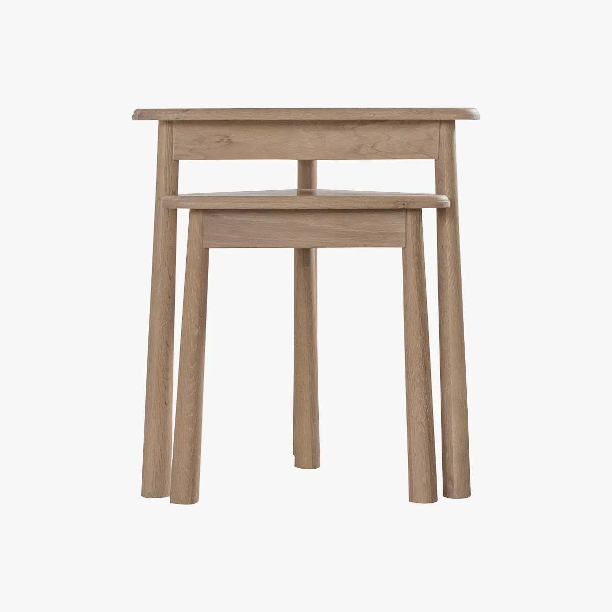 Rebecca Nesting Tables - Beige, Oak product