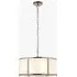 Richmond 3-Light Pendant Light - Antique Brass, Frosted Ribbed Glass by Perch & Parrow, image 3