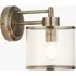 Richmond Wall Light - Antique Brass, Clear Ribbed Glass by Perch & Parrow, image 3