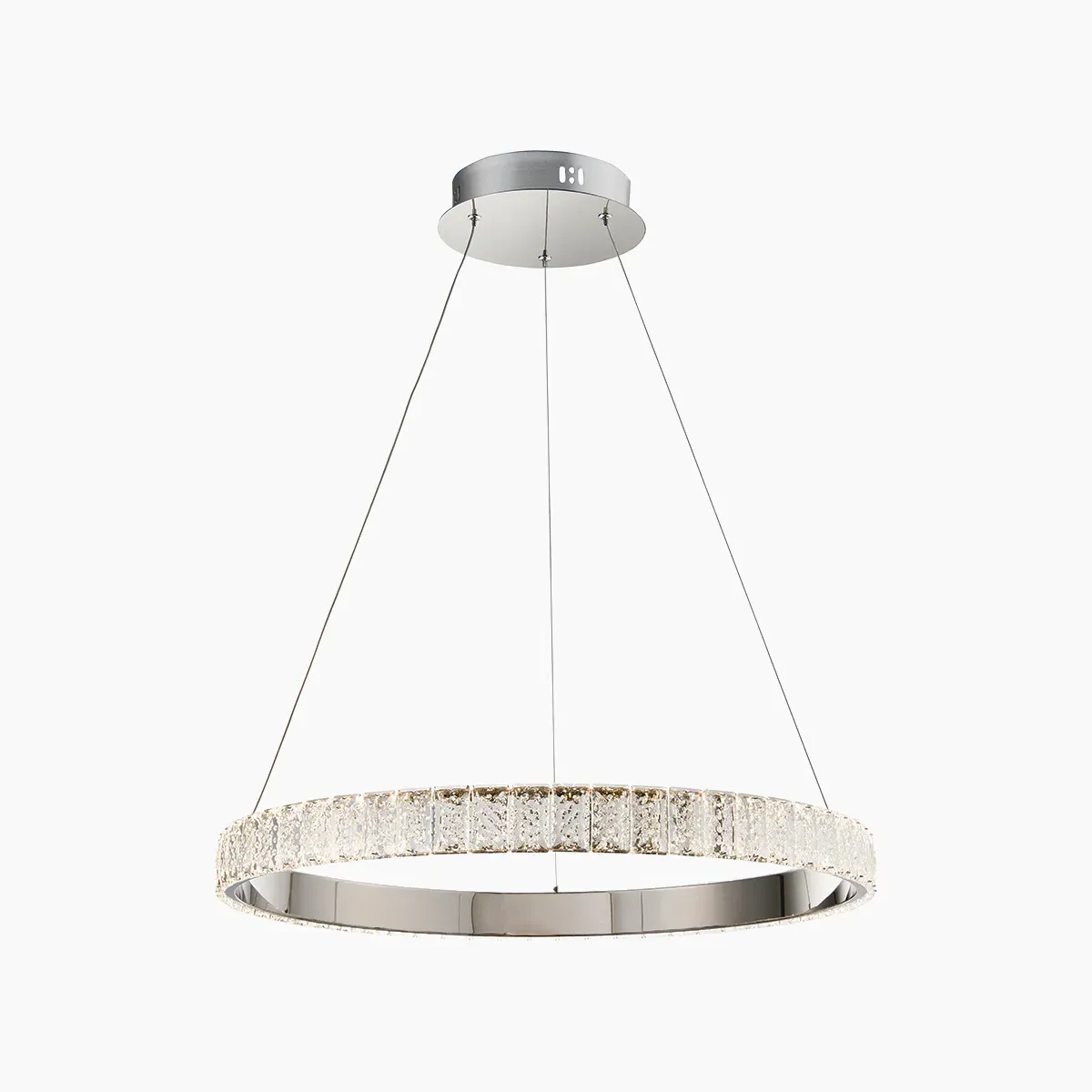 Ring Pendant Light - Silver, Metal product