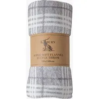 Rolled Up Throw Blanket - Silver, Fleece alternate view