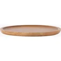 Round Decorative Tray - Mango Wood by Perch & Parrow, alternate view