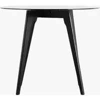 Round Dining Table - Black, Tempered Glass alternate view