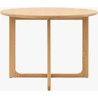 Round Dining Table - Natural, Solid Oak alternate view