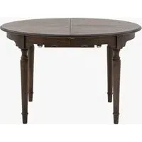 Round Extendable Dining Table - Coffee alternate view
