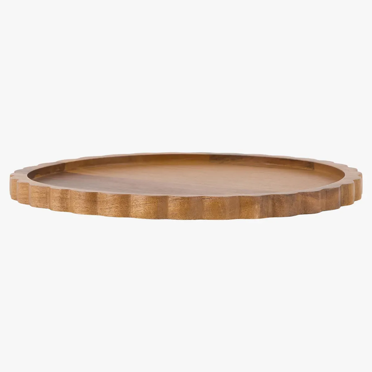 Round Scallop Board - Mango Wood by Perch & Parrow