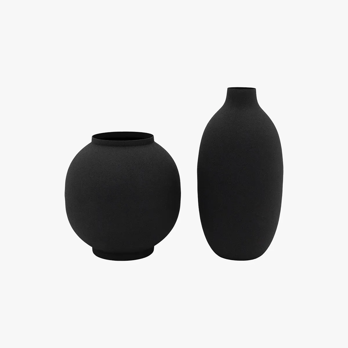 Sable Large Vase Set of 2 - Black product