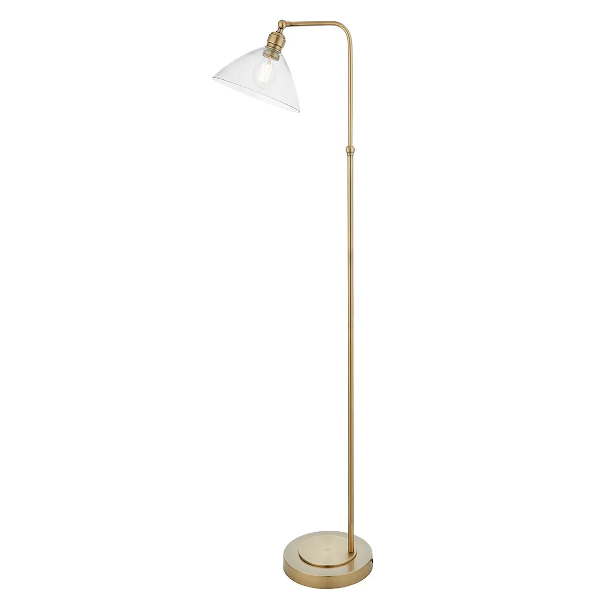 Seraphina Floor Lamp - Brass, Glass product