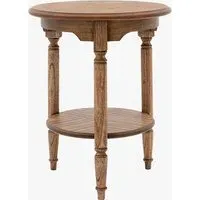 Side Table with Shelf - Natural, Mindy Wood alternate view