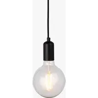 Single Pendant Light with Dimmer - Black, Metal alternate view