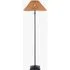 Siwa Floor Lamp - Matt Black, Dark Rattan by Perch & Parrow, image 3