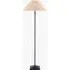 Siwa Floor Lamp - Matt Black, Natural Rattan by Perch & Parrow, image 3